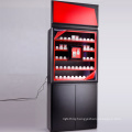 Flooring Metal Led Cigarette Cigar Display Cabinet